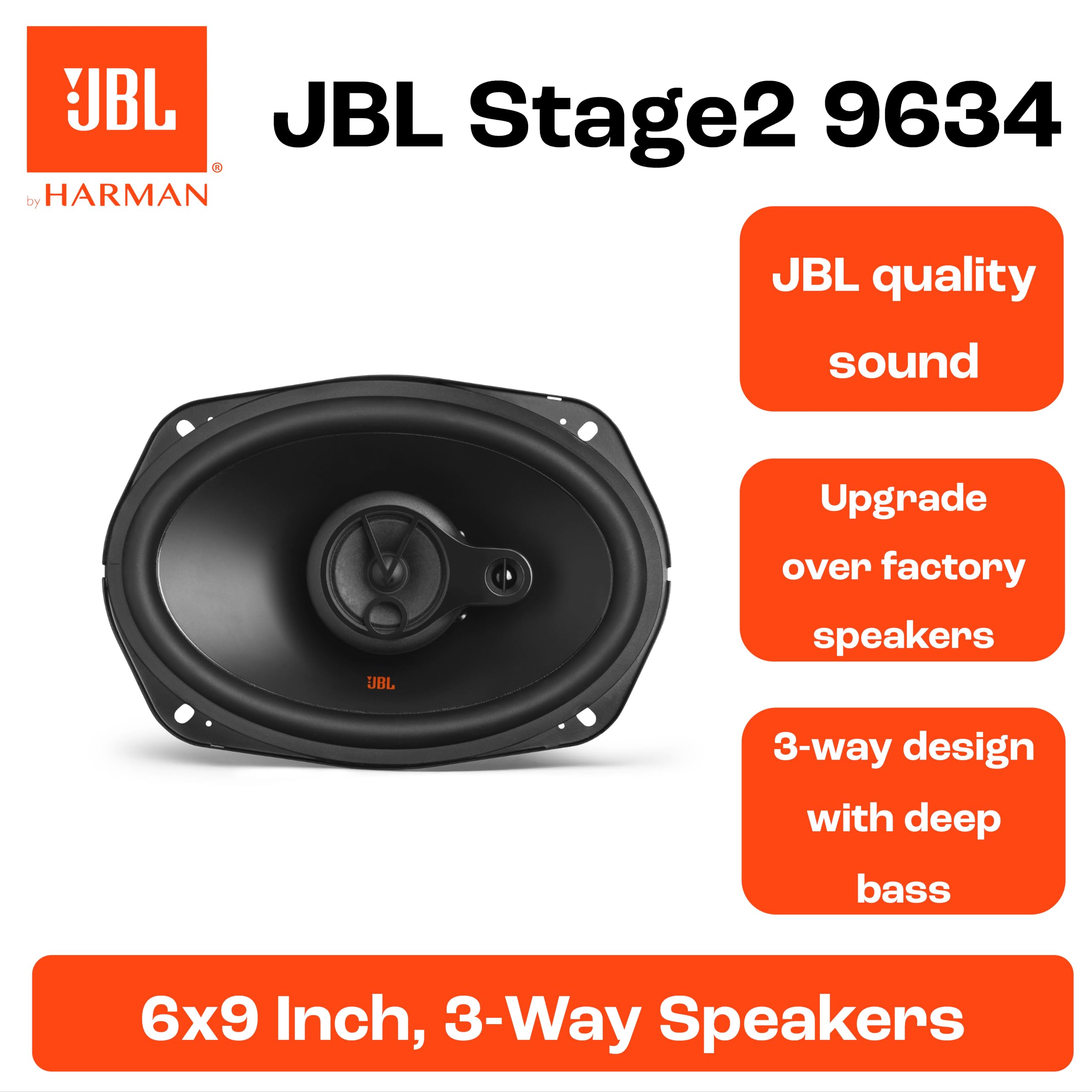 JBL Stage2 9634 6x9 Speaker : Amazon.com.au: Electronics